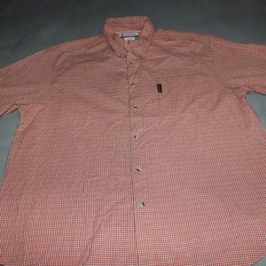 Columbia short sleeve button front shirt EUC